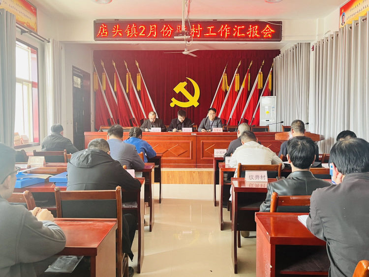 简篇-店头镇召开2月份驻村工作汇报会