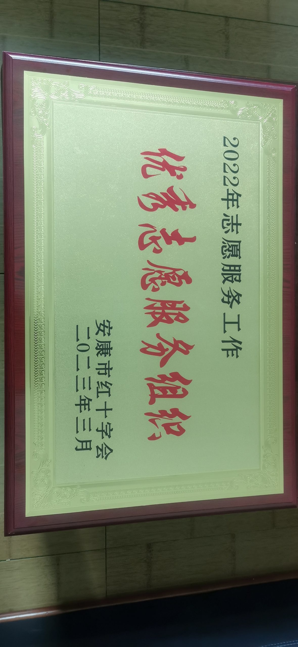 2022年度志愿服务奖