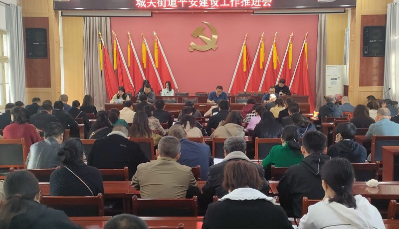 城關(guān)街道政法工作推進(jìn)會議