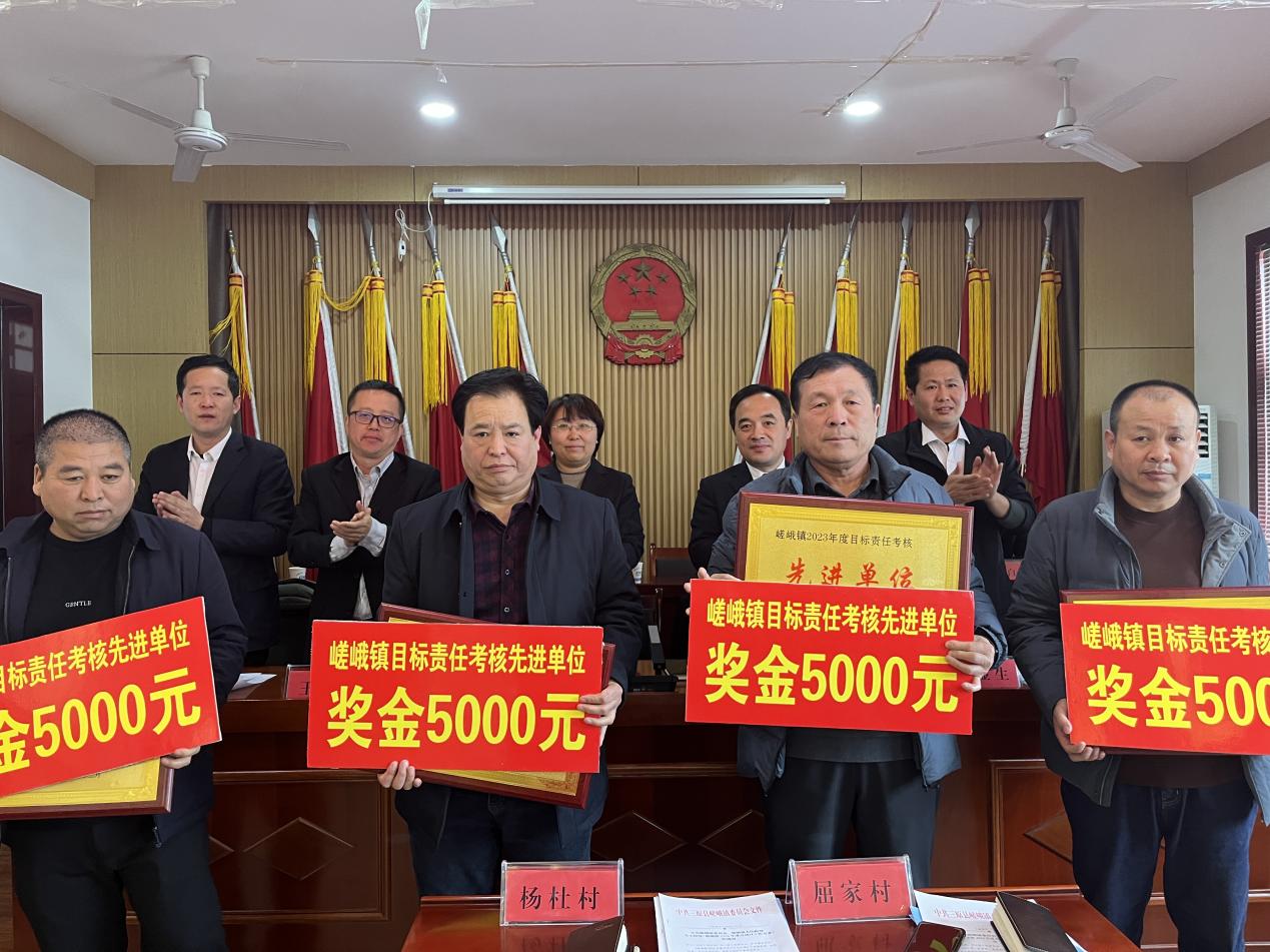 表彰目标责任考核先进村