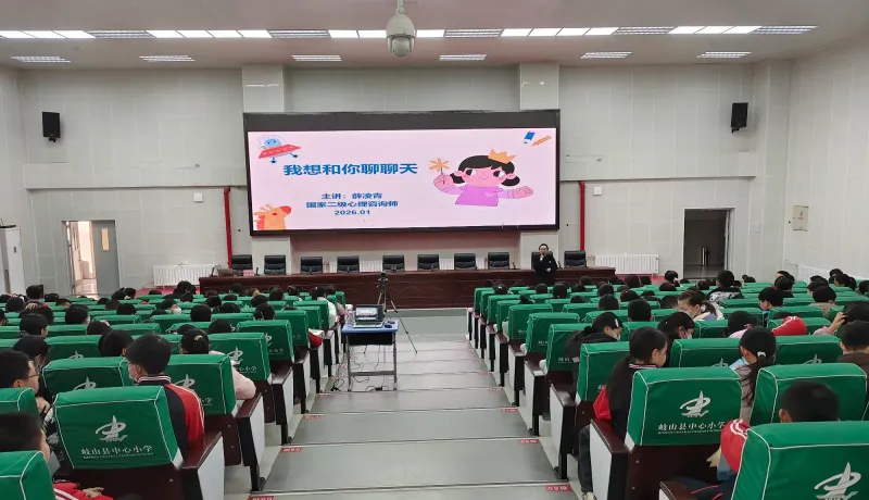 简篇-我想和你聊聊天 ——岐山县中心小学心理健康教育专题讲座