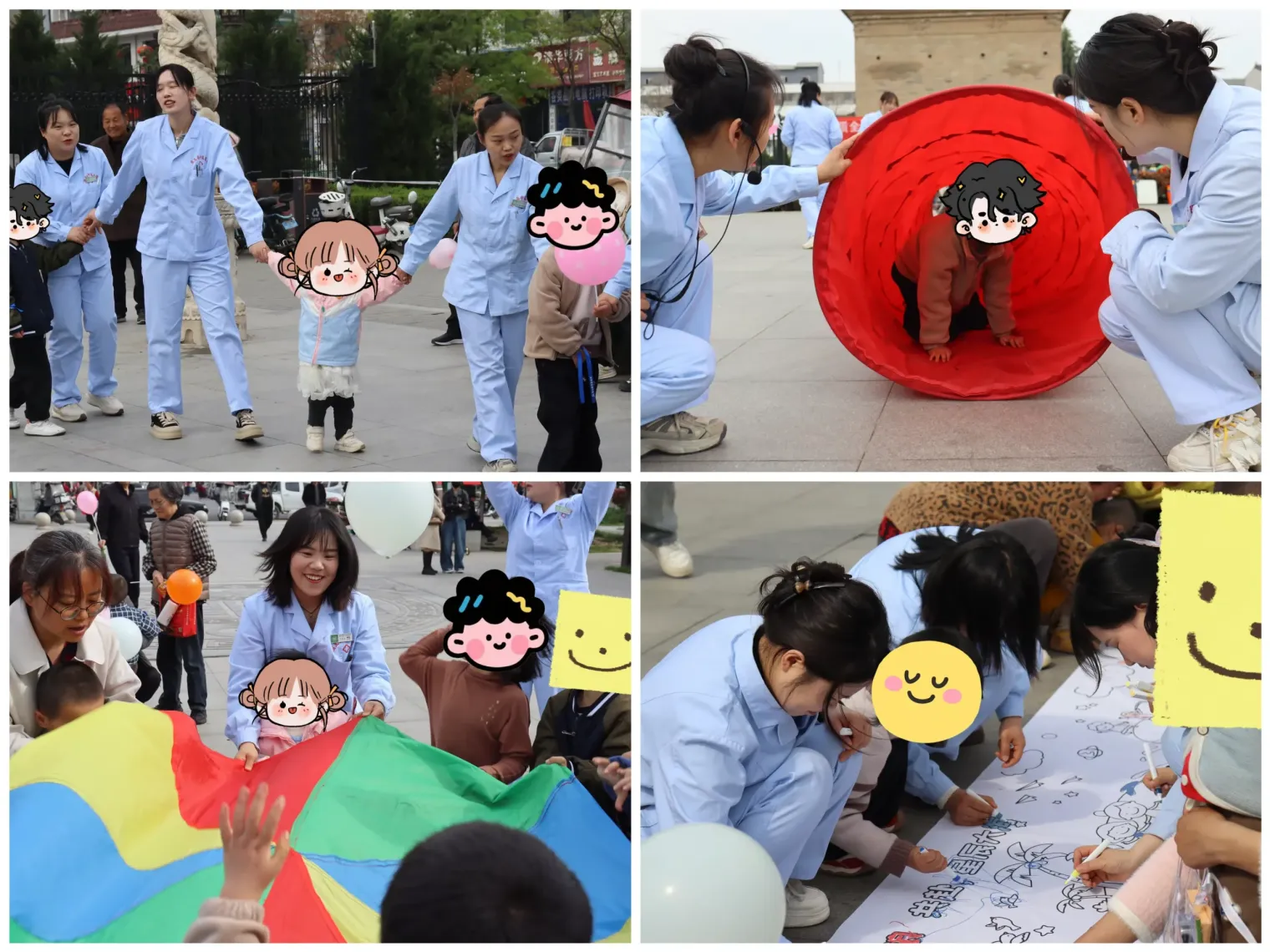 简篇-融合相伴·童享阳光——周至县中医医院康复科世界孤独症关注日系列公益活动圆满落幕