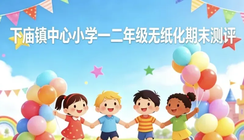 華州區(qū)下廟鎮(zhèn)中心小學(xué)：趣闖游園樂測(cè)評(píng) 無紙雙減伴成長(zhǎng)